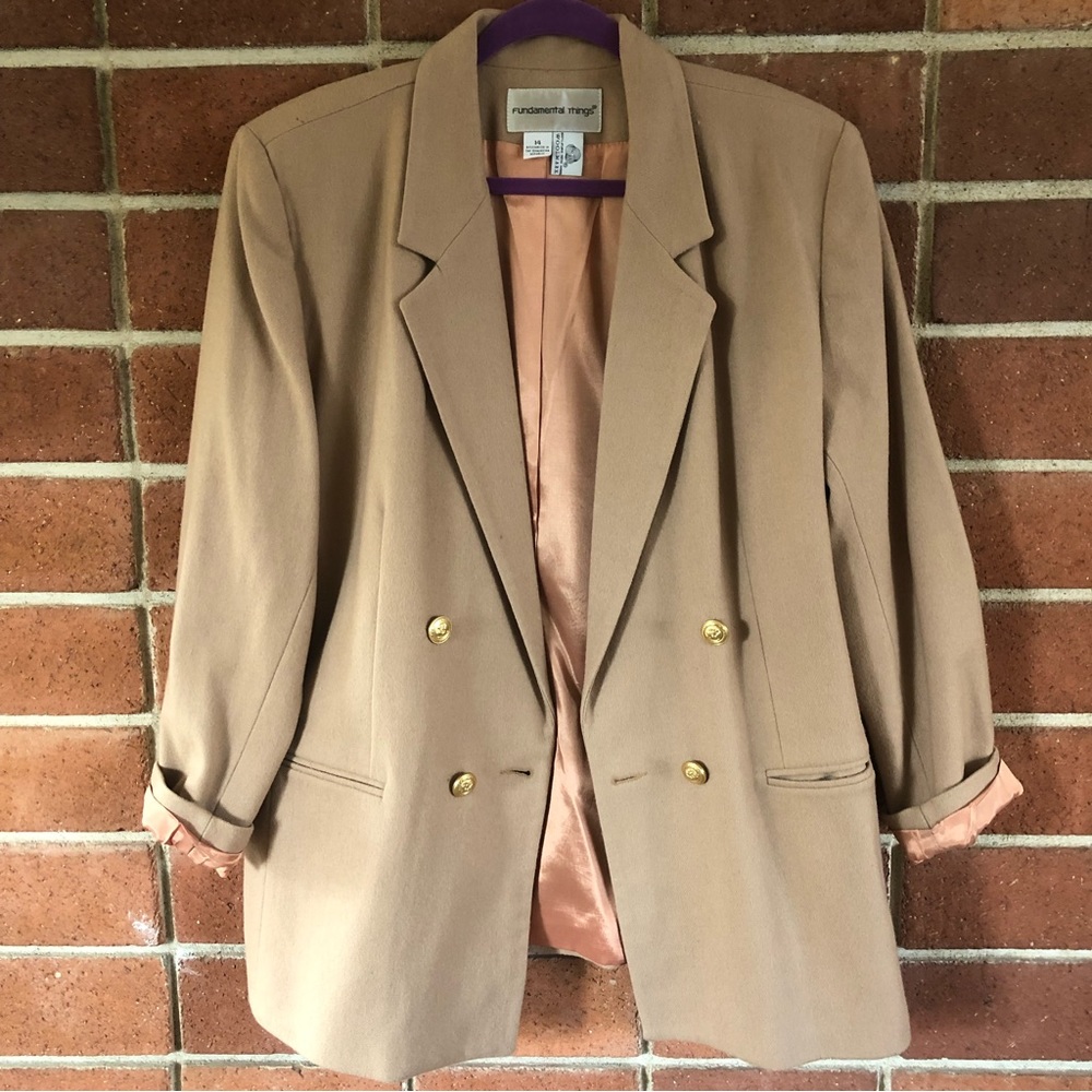 Wool Camel Blazer